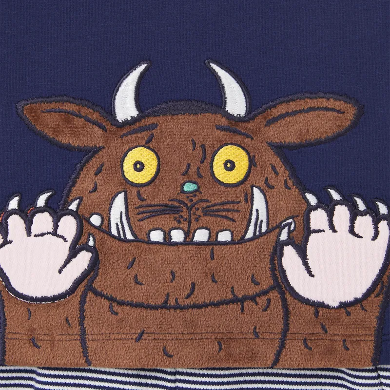 Joules Gruffalo Mack Organically Grown Cotton Jersey Applique - Gruffalo and Mouse-5